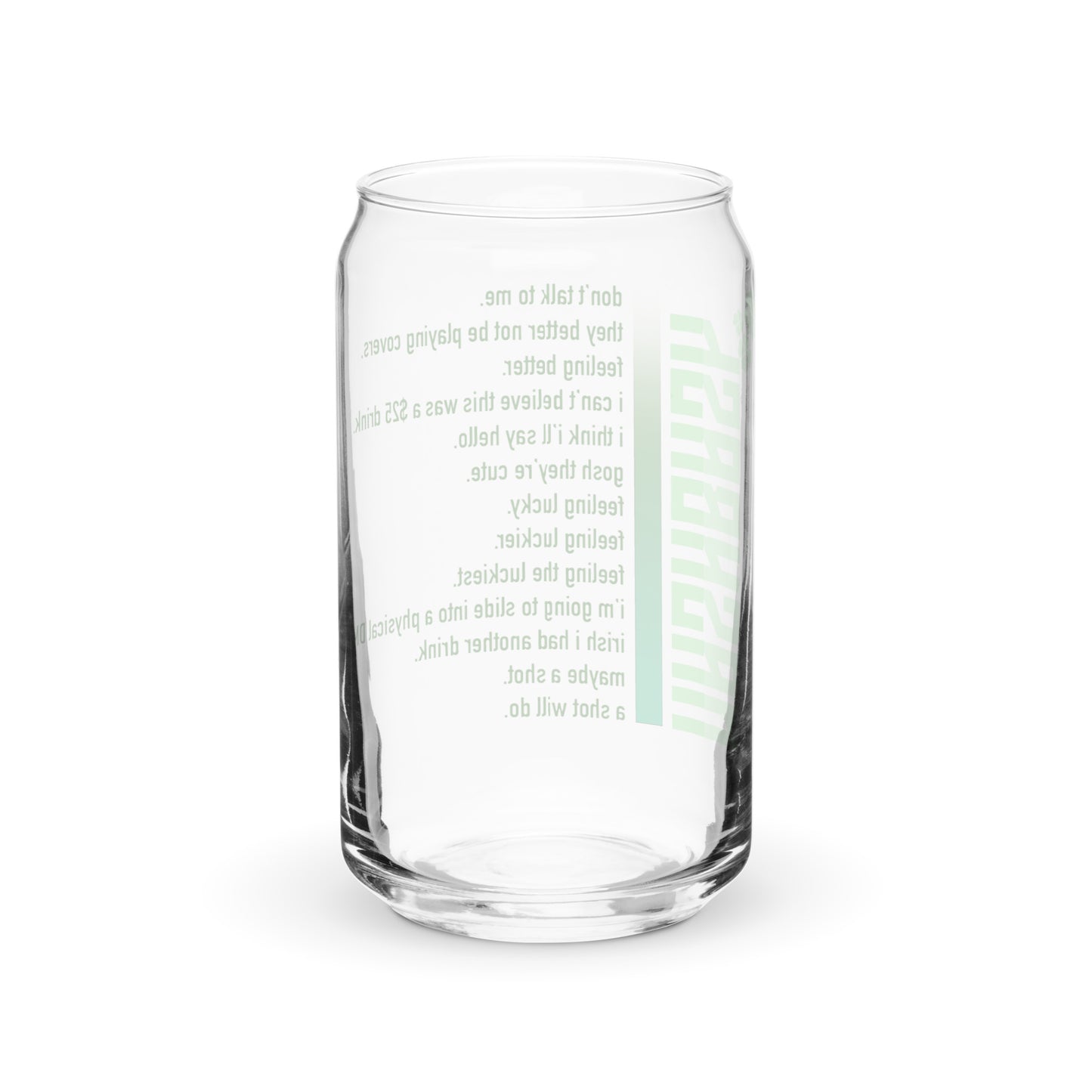 St. Paddy's Drop [Booze O' Meter] Glass