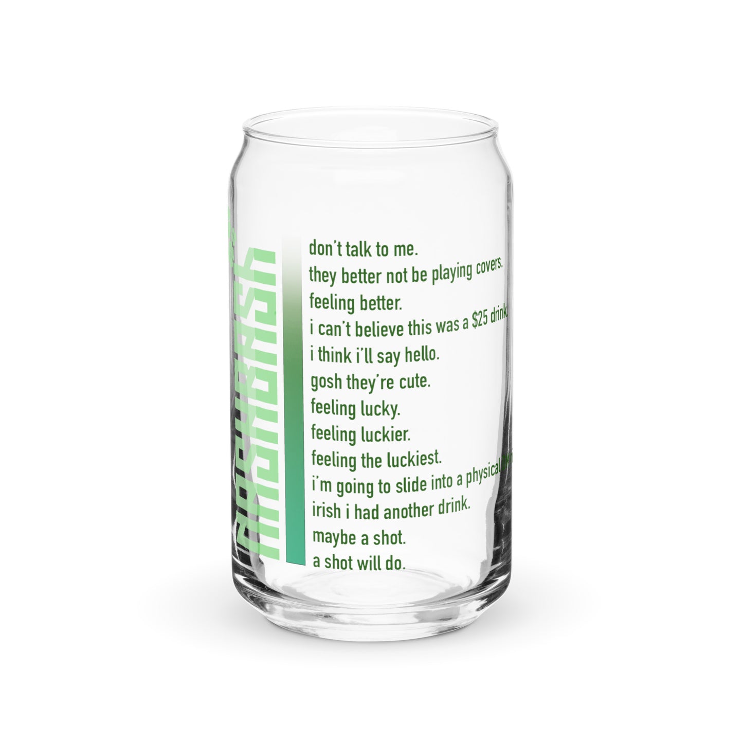 St. Paddy's Drop [Booze O' Meter] Glass