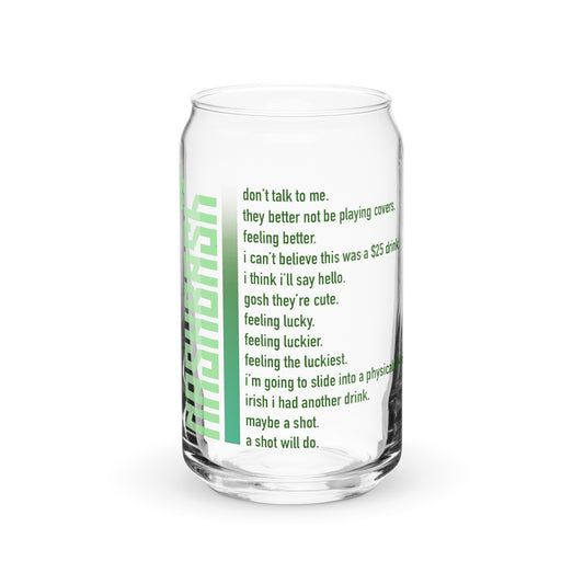 St. Paddy's Drop [Booze O' Meter] Glass