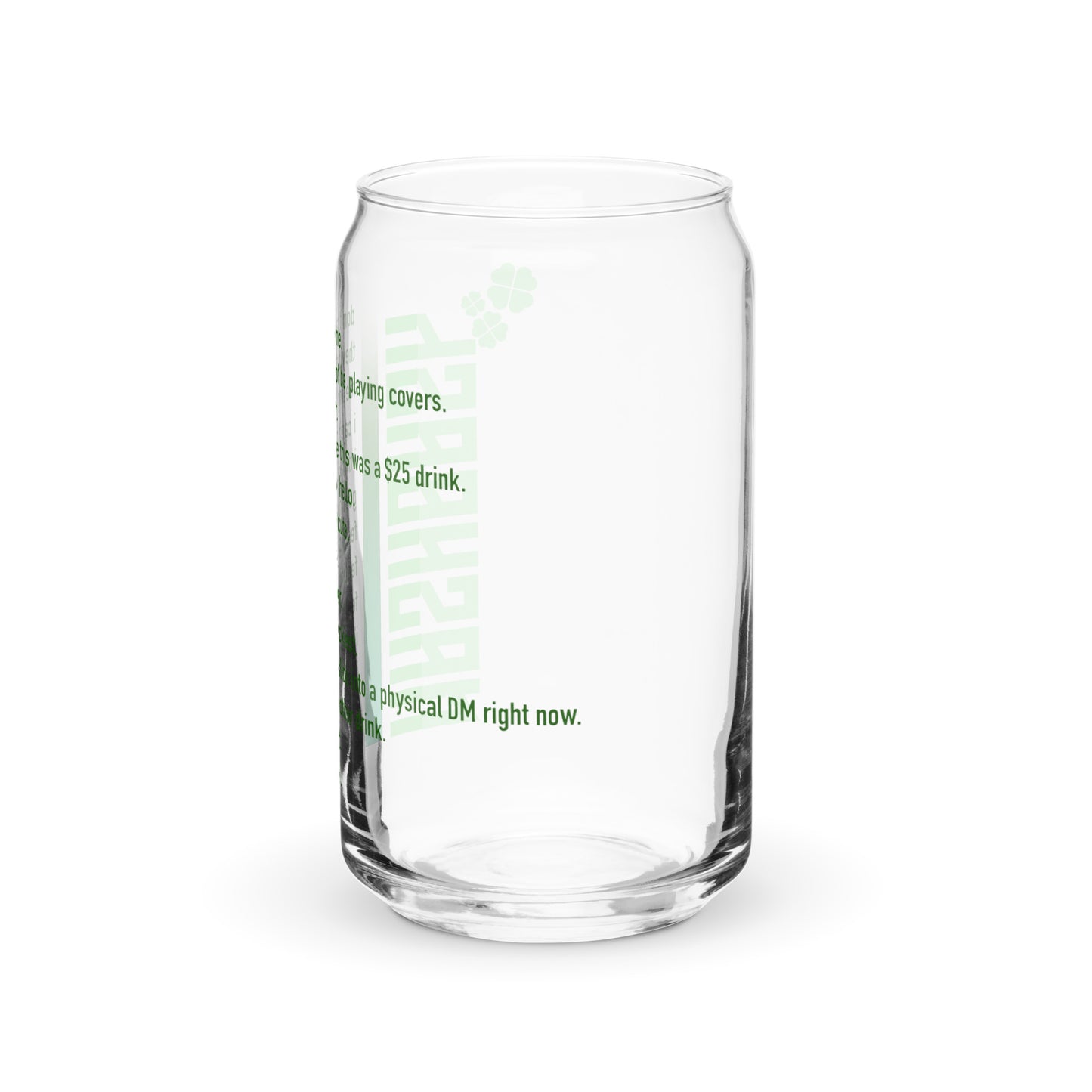 St. Paddy's Drop [Booze O' Meter] Glass