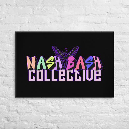 Nash Bash Originals Retro Logo on Canvas