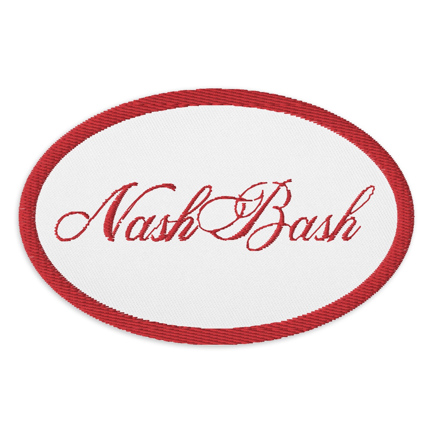 Nash Bash Originals Classic Embroidered Patch