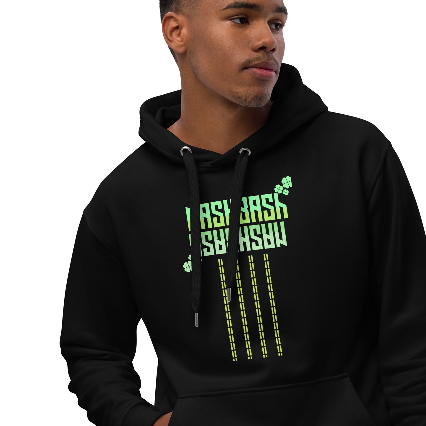 St. Paddy's Drop [just my luck, i'd break a string] Premium Eco Hoodie